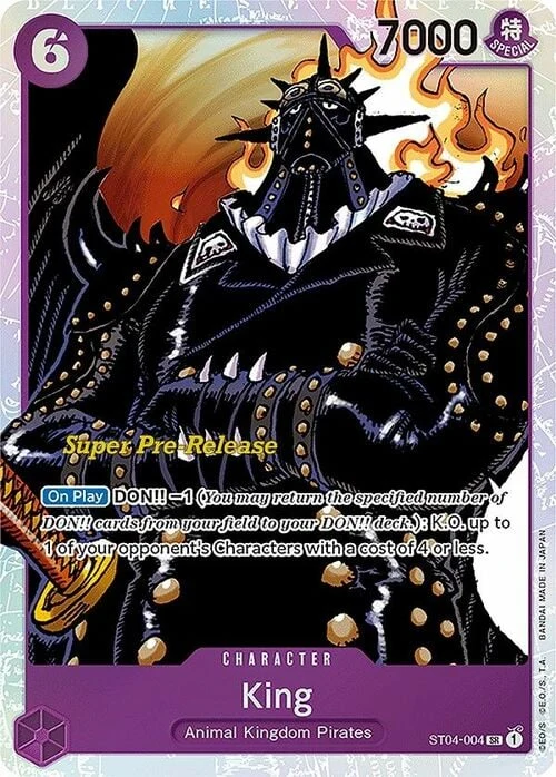 Carte One Piece anglaise ST04-004 King