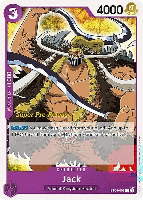 Carte One Piece anglaise ST04-008 Jack