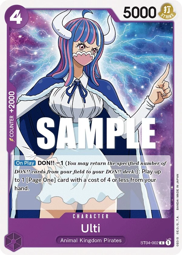 Carte One Piece anglaise Ulti ST04-002 C