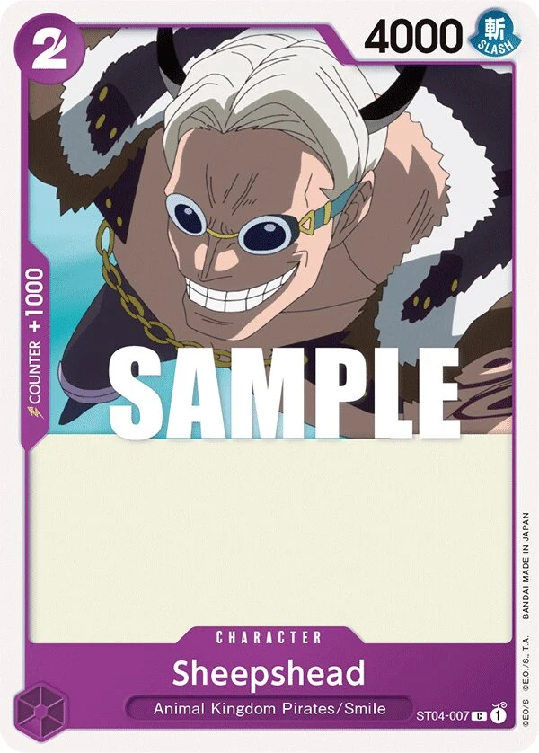 Carte One Piece anglaise Sheepshead ST04-007 C