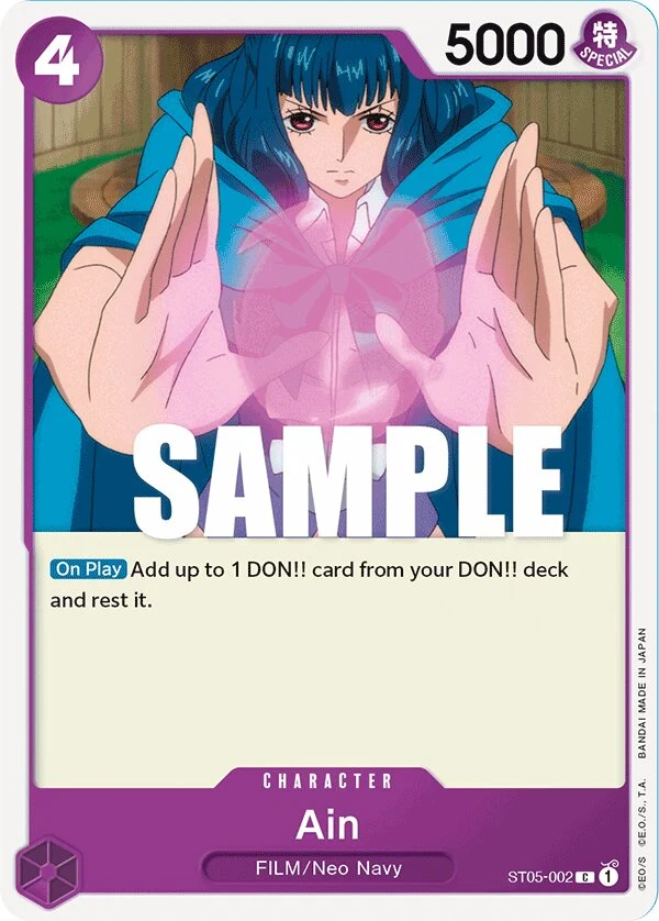 Carte One Piece anglaise Ain ST05-002 C