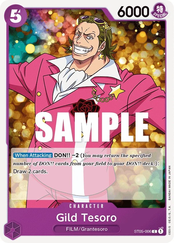 Carte One Piece anglaise Gild Tesoro ST05-006 C