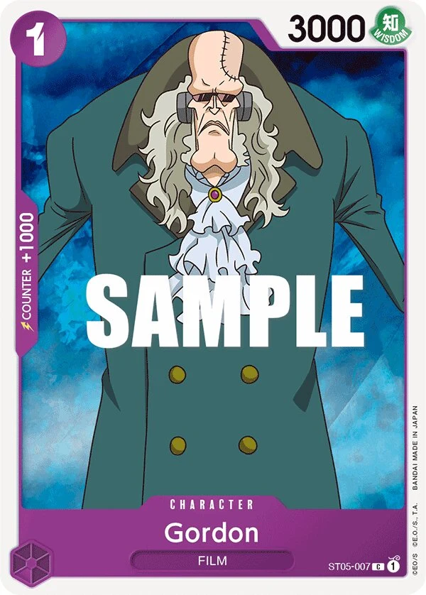 Carte One Piece anglaise Gordon ST05-007 C