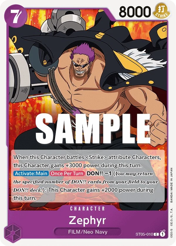 Carte One Piece anglaise Zephyr ST05-010 C