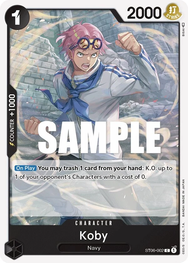 Carte One Piece anglaise Koby ST06-002 C