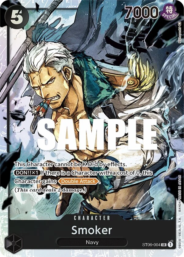 Carte One Piece anglaise Smoker ST06-004 SR