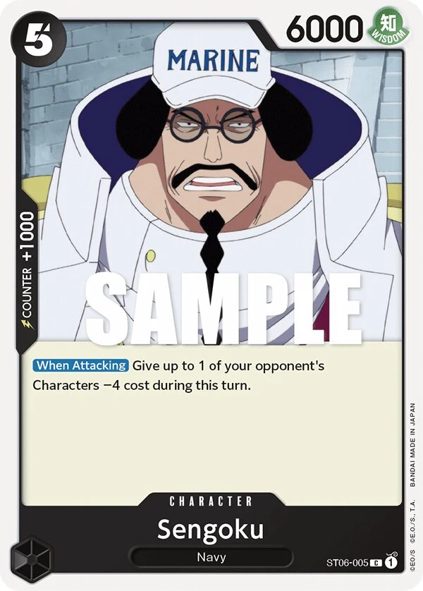 Carte One Piece anglaise Sengoku ST06-005 C