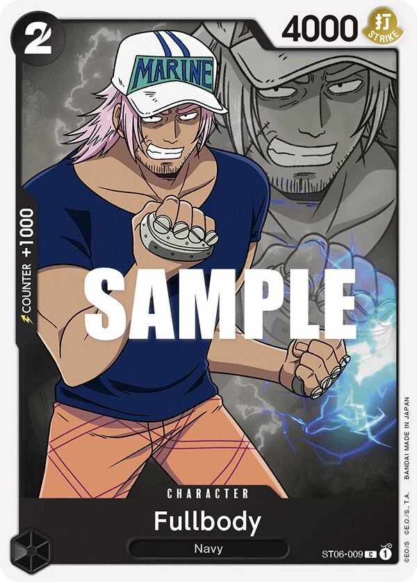 Carte One Piece anglaise Fullbody ST06-009 C