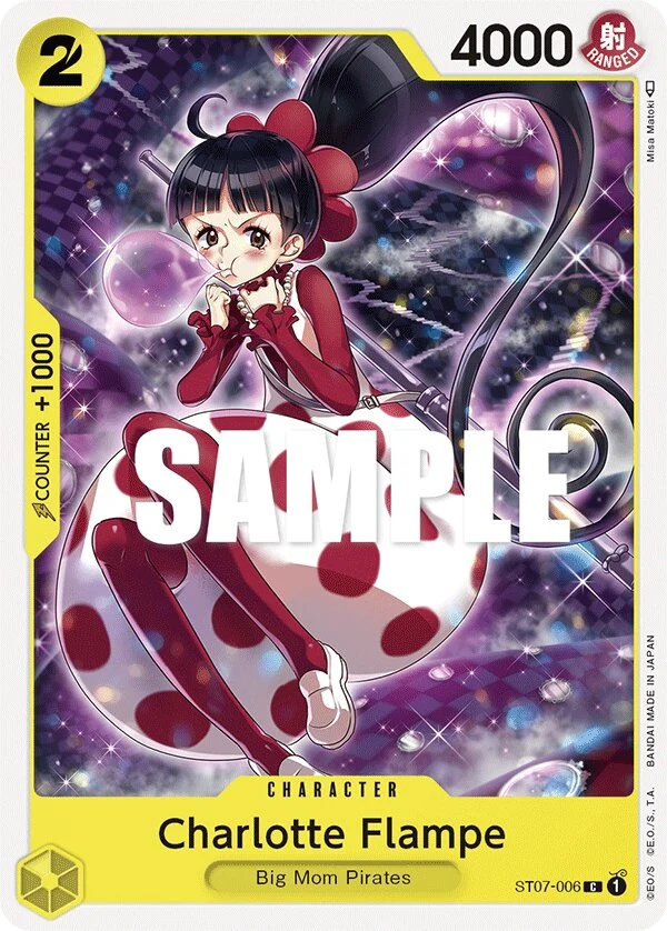 Carte One Piece anglaise Charlotte Flampe ST07-006 C