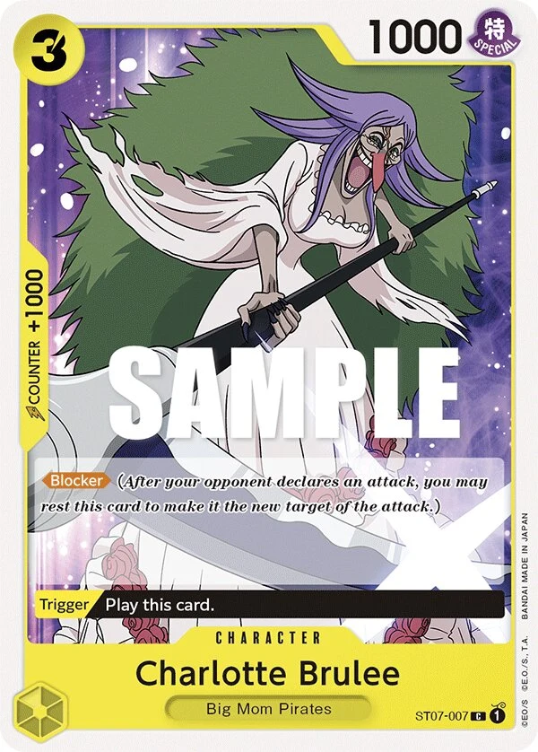 Carte One Piece anglaise Charlotte Brulee ST07-007 C