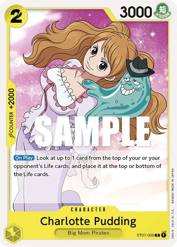 Carte One Piece anglaise Charlotte Pudding ST07-008 C