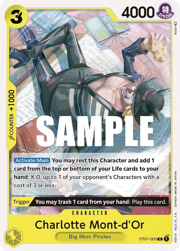 Carte One Piece anglaise Charlotte Mont-d'or ST07-009 C