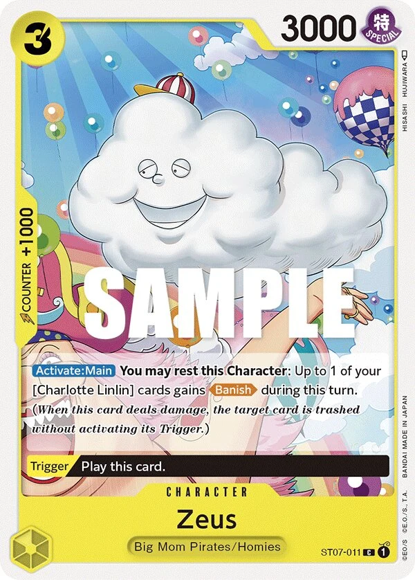 Carte One Piece anglaise Zeus ST07-011 C