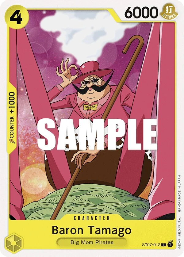 Carte One Piece anglaise Baron Tamago ST07-012 C