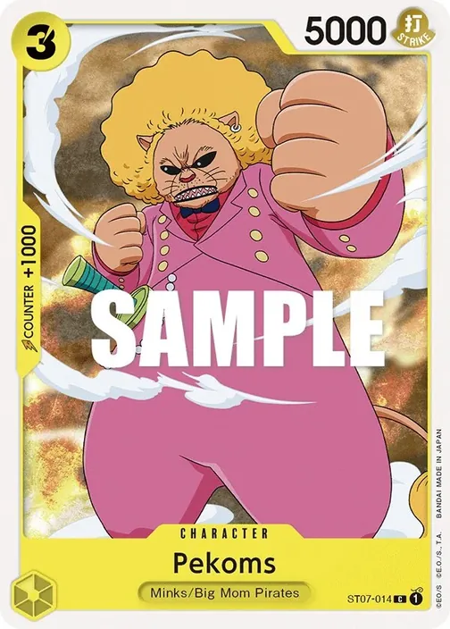 Carte One Piece anglaise ST07-014 Pekoms