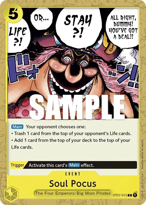 Carte One Piece anglaise ST07-015 Soul Pocus