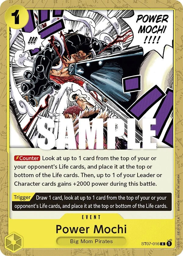 Carte One Piece anglaise Power Mochi ST07-016 C