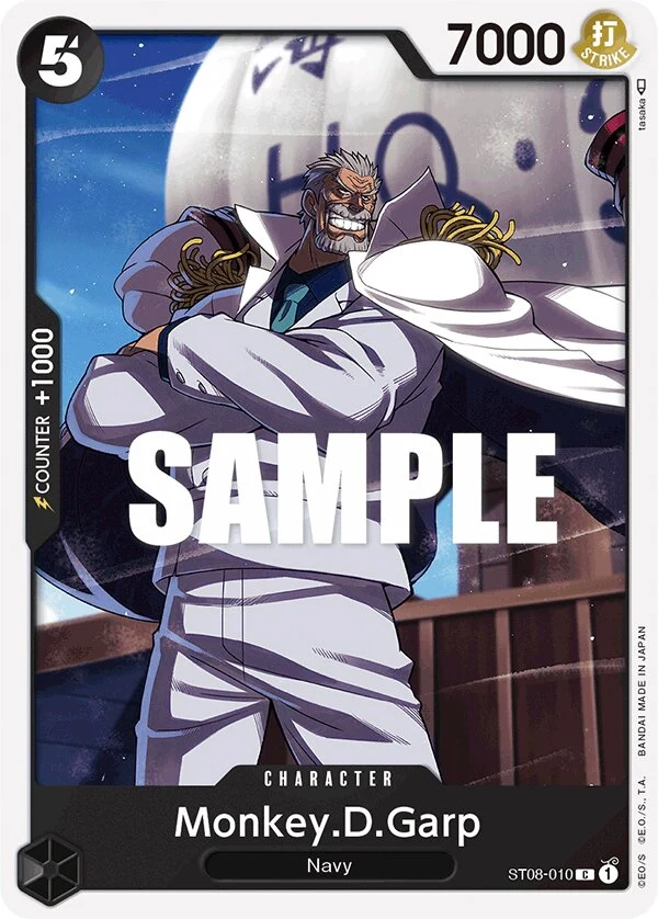 Carte One Piece anglaise Monkey.D.Garp ST08-010 C