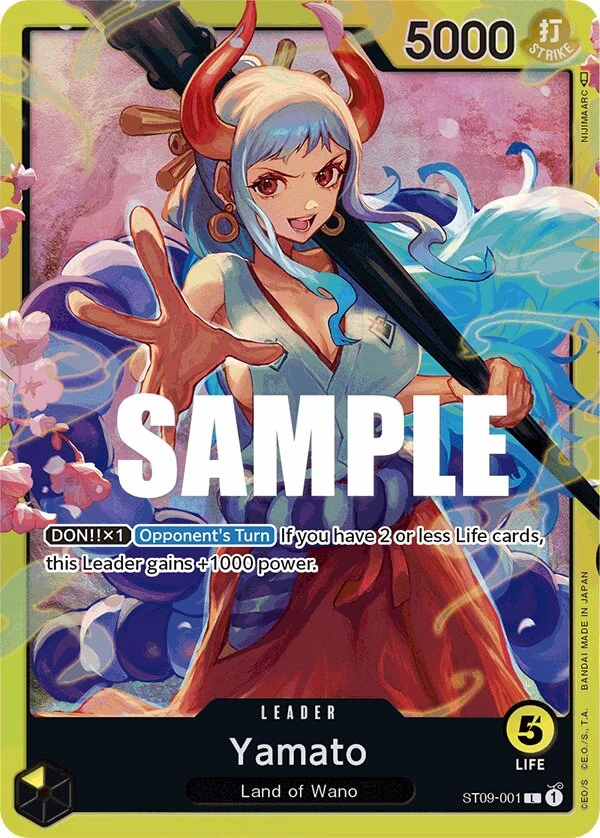 Carte One Piece anglaise Yamato ST09-001 L