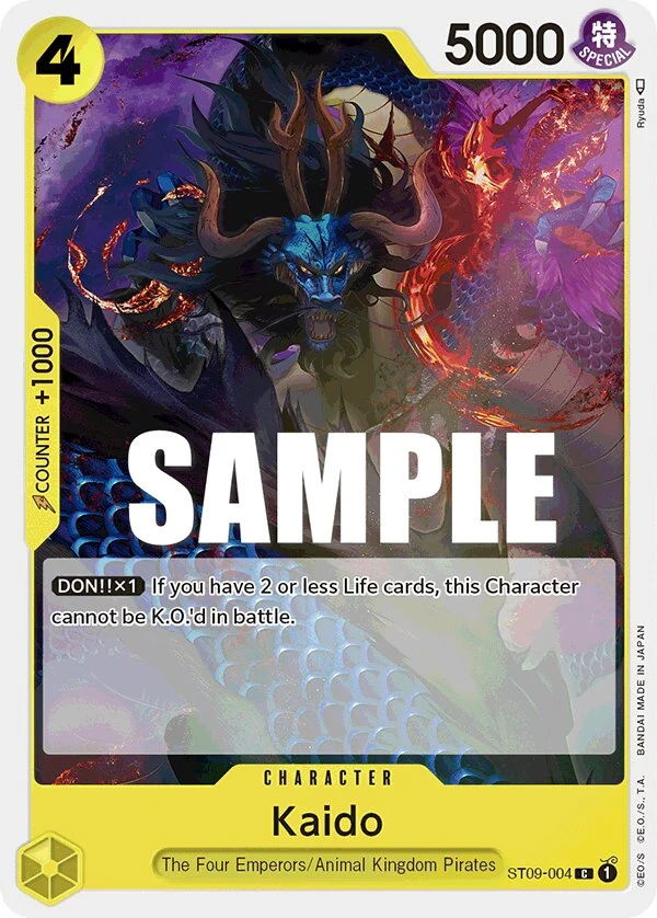 Carte One Piece anglaise Kaido ST09-004 C