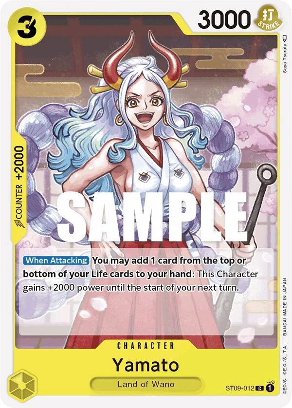 Carte One Piece anglaise Yamato ST09-012 C