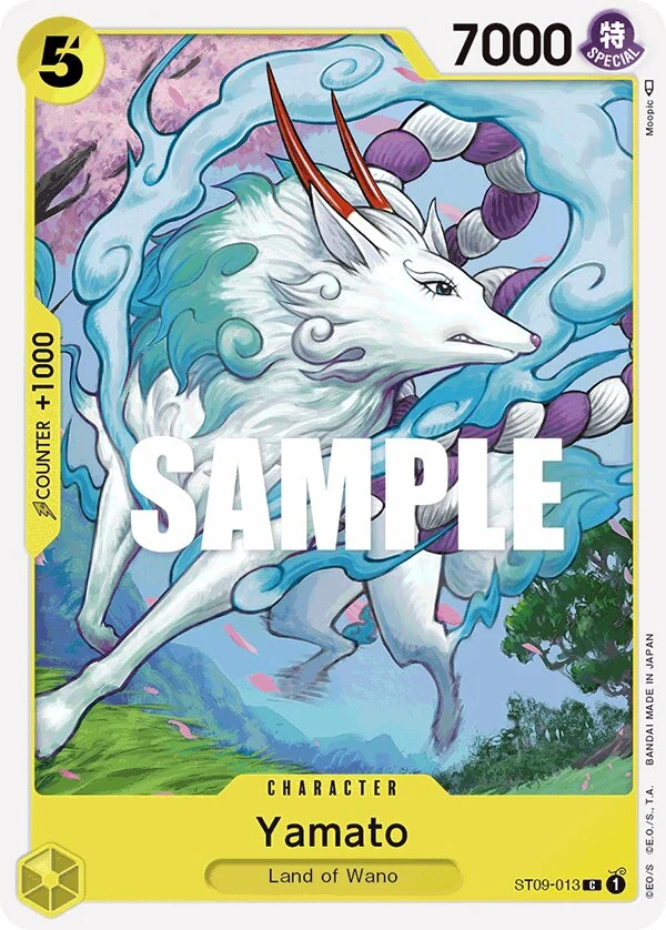Carte One Piece anglaise Yamato ST09-013 C