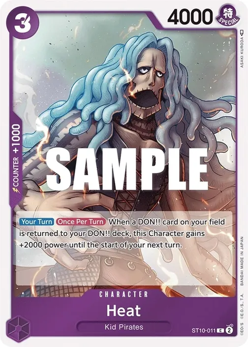 Carte One Piece anglaise ST10-011 Heat