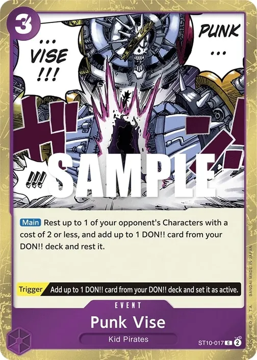 Carte One Piece anglaise ST10-017 Punk Vise