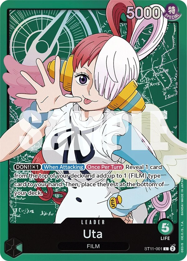 Carte One Piece anglaise Uta ST11-001 L