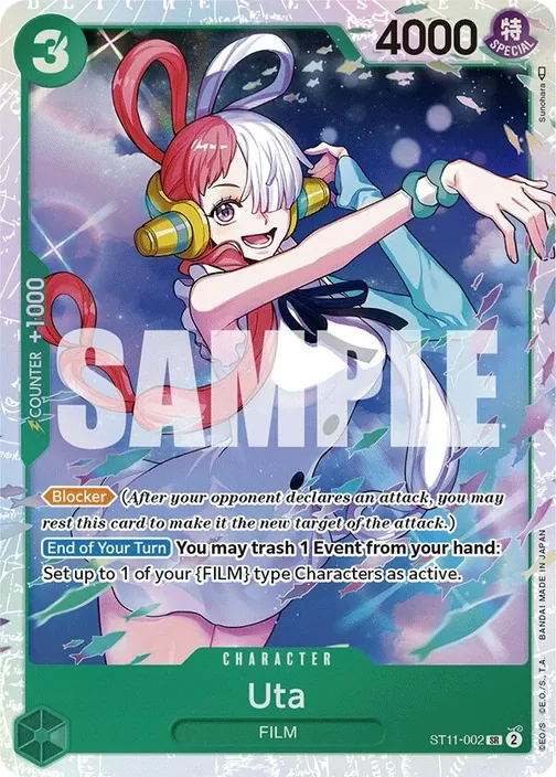 Carte One Piece anglaise ST11-002 Uta