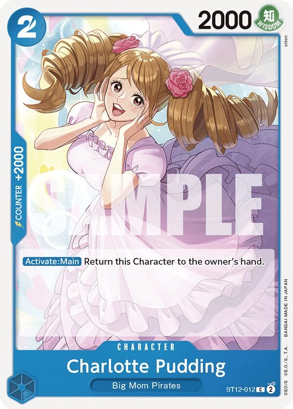 Carte One Piece anglaise Charlotte Pudding ST12-012 C
