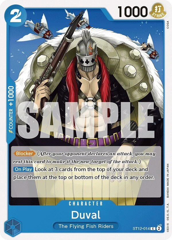 Carte One Piece anglaise Duval ST12-014 C