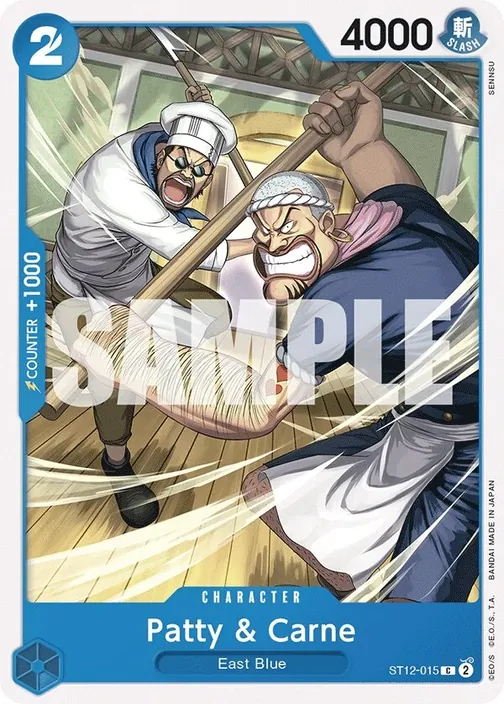 Carte One Piece anglaise ST12-015 Patty & Carne