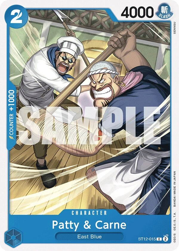 Carte One Piece anglaise Patty & Carne ST12-015 C