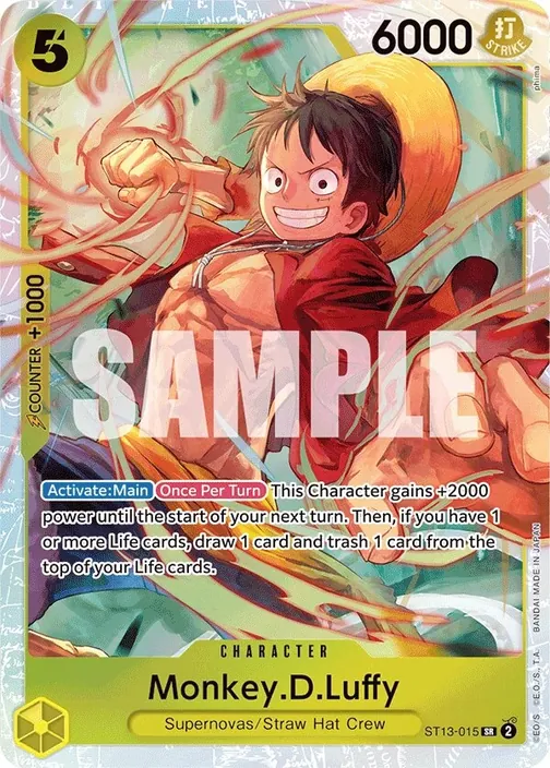 Carte One Piece anglaise ST13-015 Monkey.D.Luffy