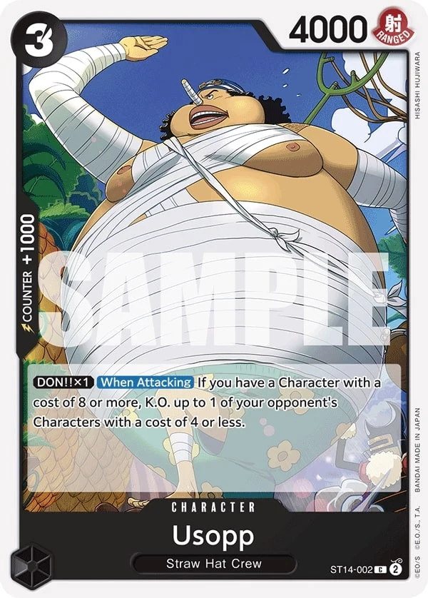 Carte One Piece anglaise Usopp ST14-002 C