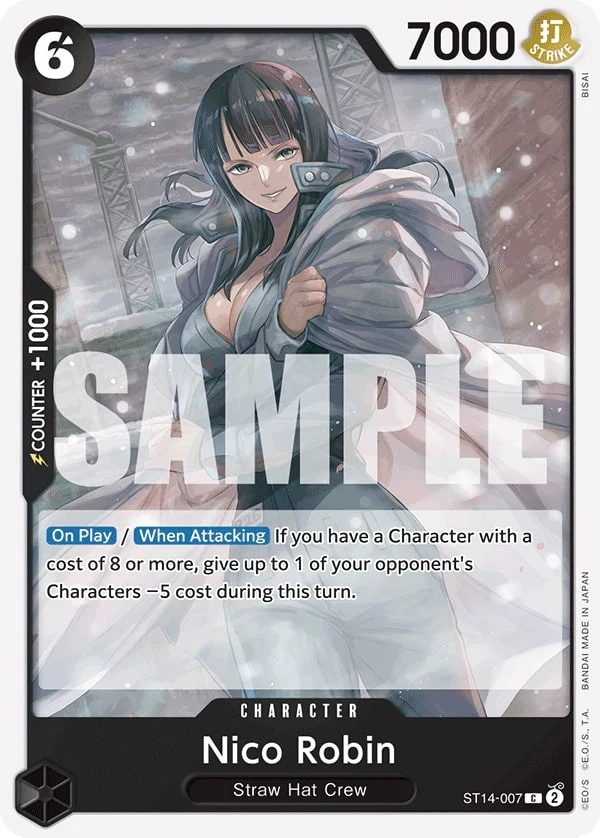 Carte One Piece anglaise Nico Robin ST14-007 C