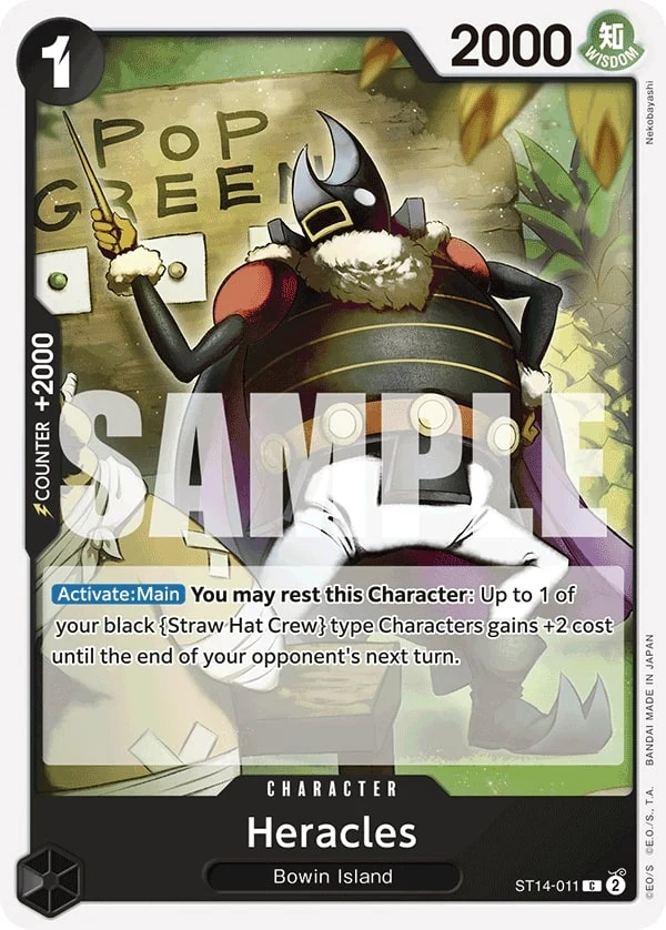 Carte One Piece anglaise Heracles ST14-011 C
