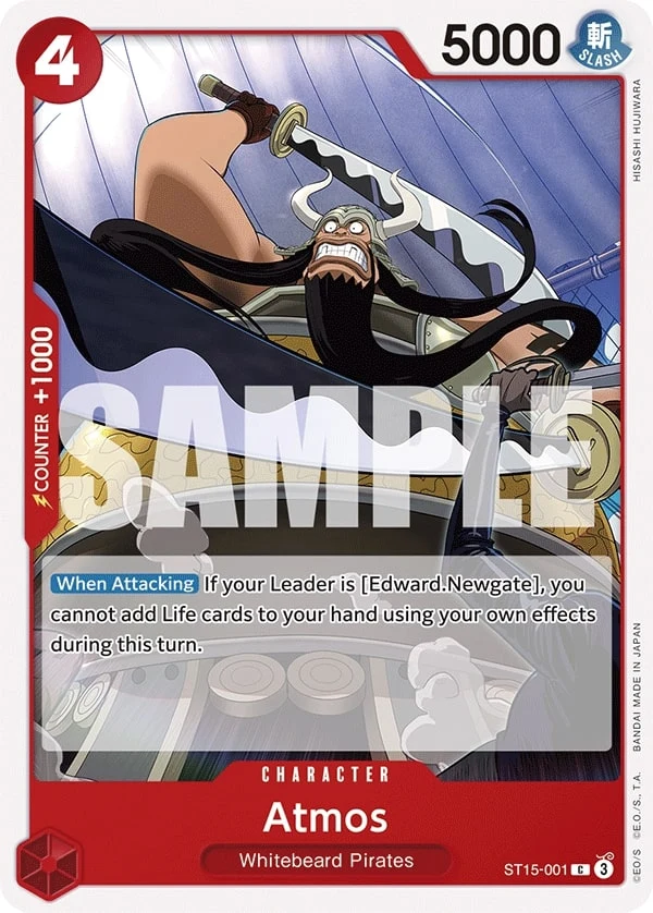 Carte One Piece anglaise Atmos ST15-001 C