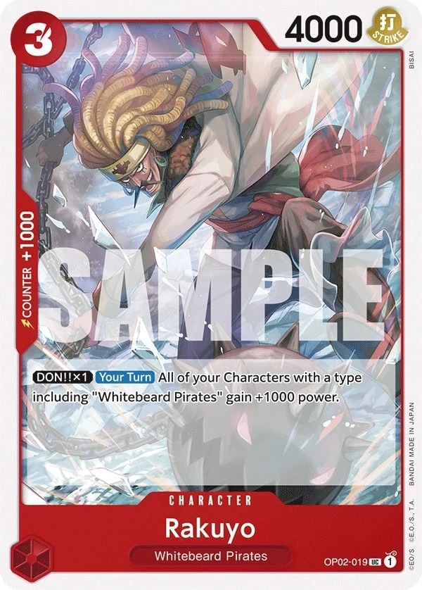 Carte One Piece anglaise Rakuyo OP02-019 UC