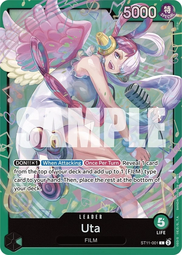 Carte One Piece anglaise Uta ST11-001 L