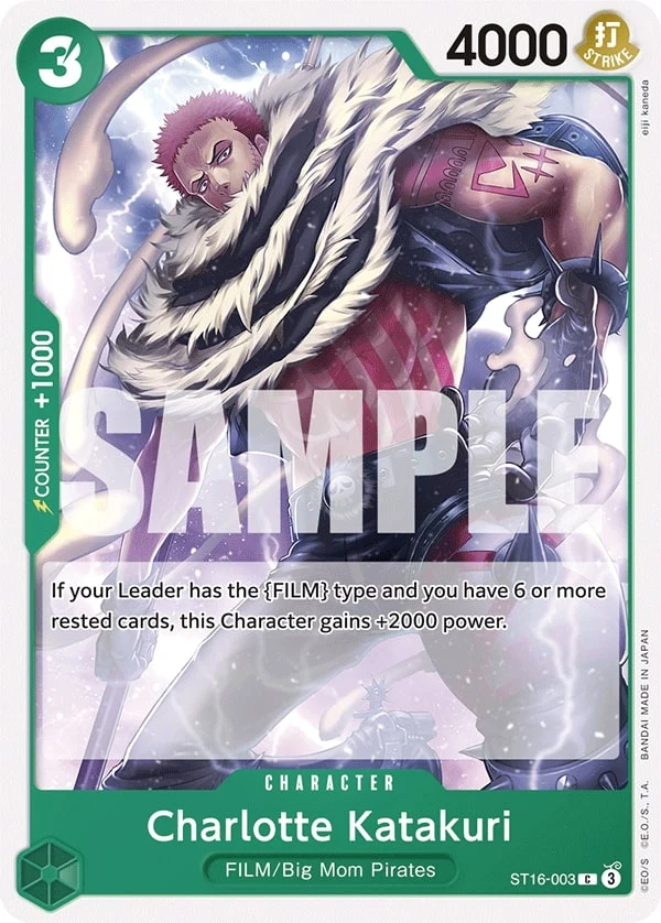 Carte One Piece anglaise Charlotte Katakuri ST16-003 C