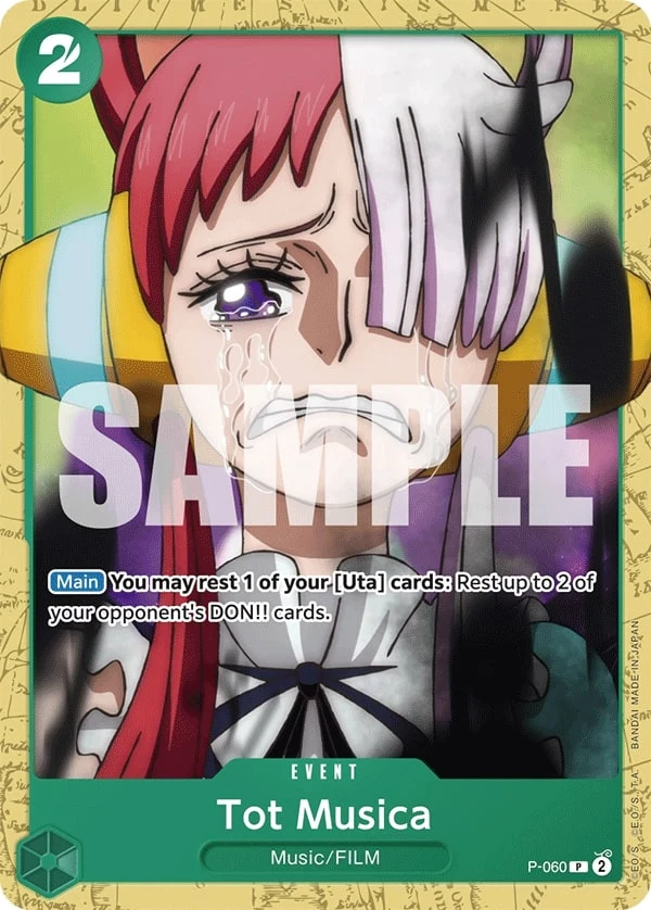Carte One Piece anglaise Tot Musica P-060 P