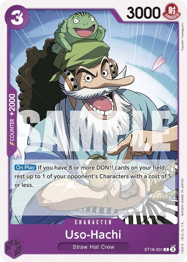 Carte One Piece anglaise Uso-Hachi ST18-001 C