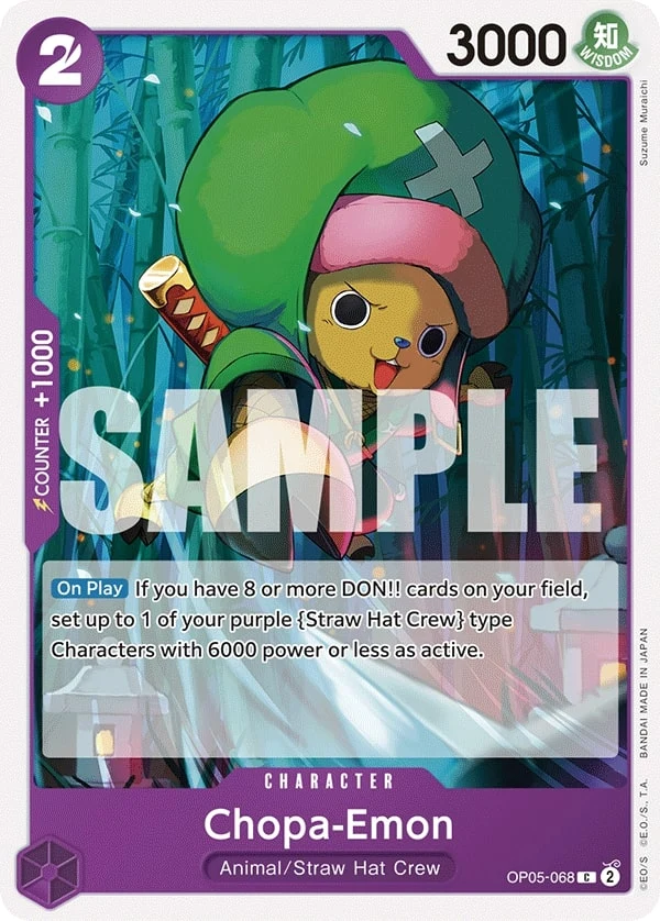 Carte One Piece anglaise Chopa-Emon OP05-068 C