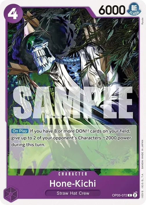 Carte One Piece anglaise OP05-072 Hone-Kichi (version 2)