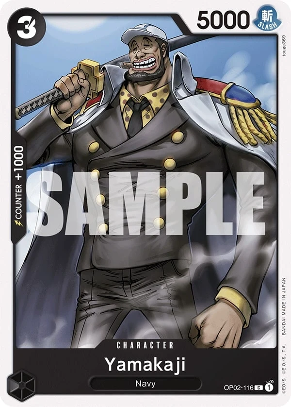 Carte One Piece anglaise Yamakaji OP02-116 C