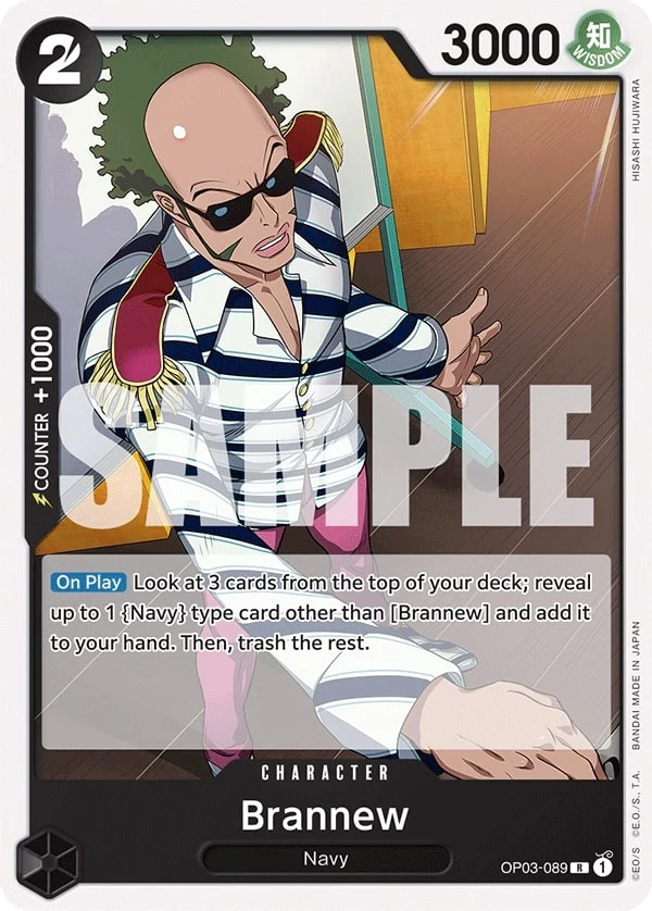 Carte One Piece anglaise Brannew OP03-089 R