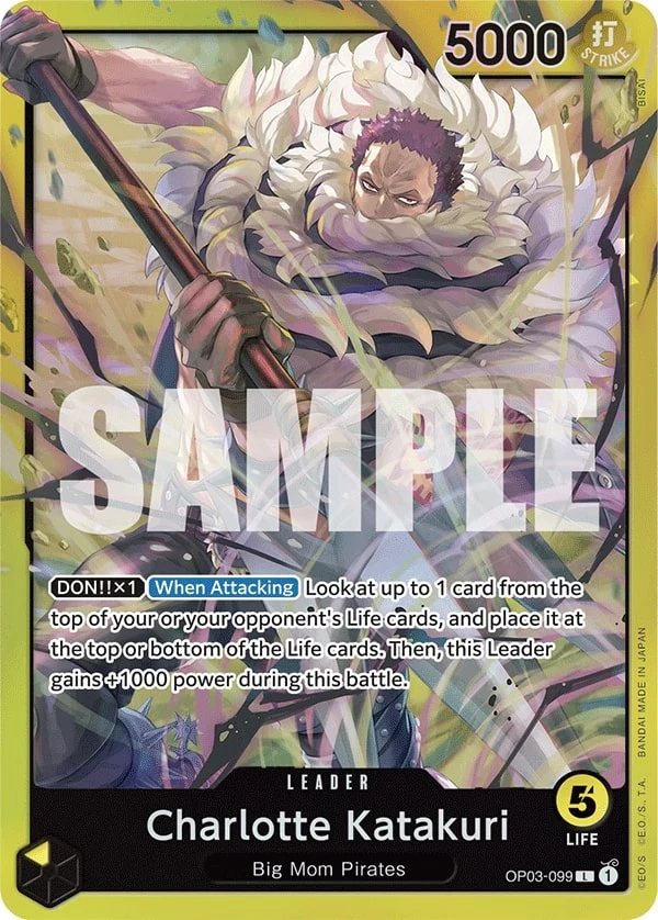 Carte One Piece anglaise Charlotte Katakuri OP03-099 L