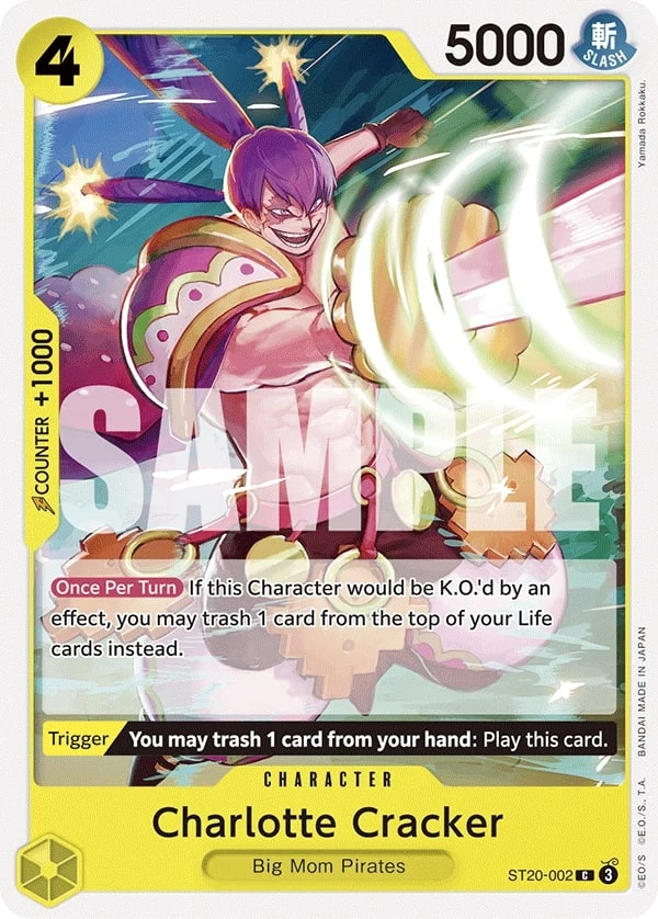 Carte One Piece anglaise Charlotte Cracker ST20-002 C